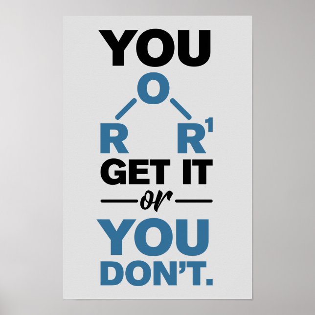 Chemiewaffe - Sie bekommen es oder Sie lehren nich Poster (Vorne)