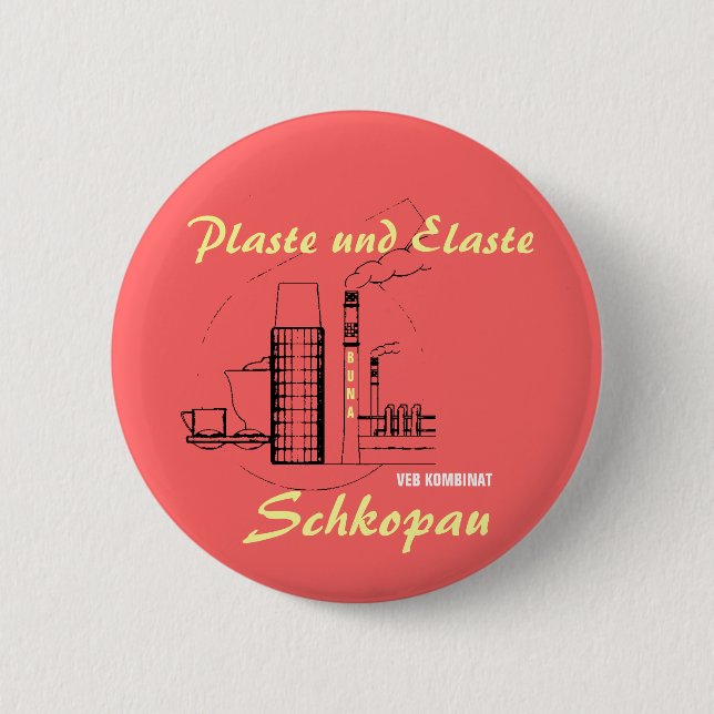 Chemiewerbedesign DDR Button (Vorderseite)