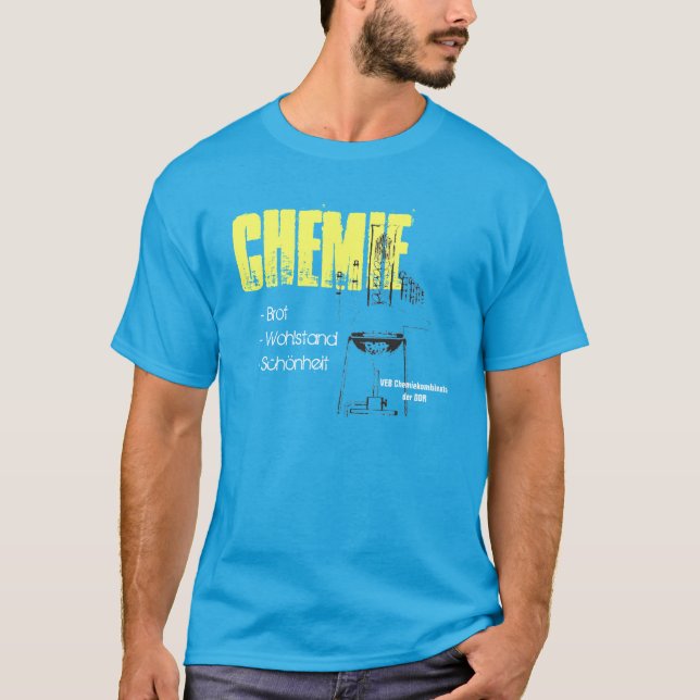 Chemiewerbedesign DDR T-Shirt (Vorderseite)