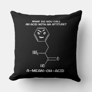 Chemiewissenschaft acid Attitude A-Gemein-Oh-Säure Kissen