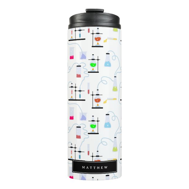 Chemiewissenschafts-Teströhren Labrador School Bet Thermosbecher (Vorderseite)