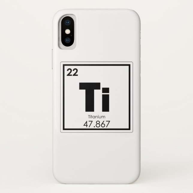 Chemikalie des Titanelements Case-Mate iPhone Hülle (Rückseite)