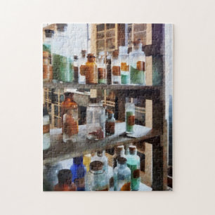 Chemikalienflaschen Puzzle