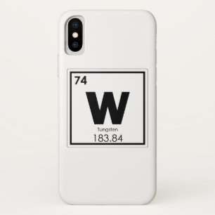 Chemikalische Formel für Wolframelemente Case-Mate iPhone Hülle