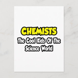 Chemiker... Coole Kinder der Wissenschaftswelt Postkarte