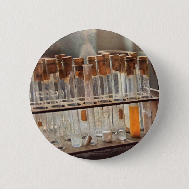 Chemiker - Exemplar Button (Vorderseite)
