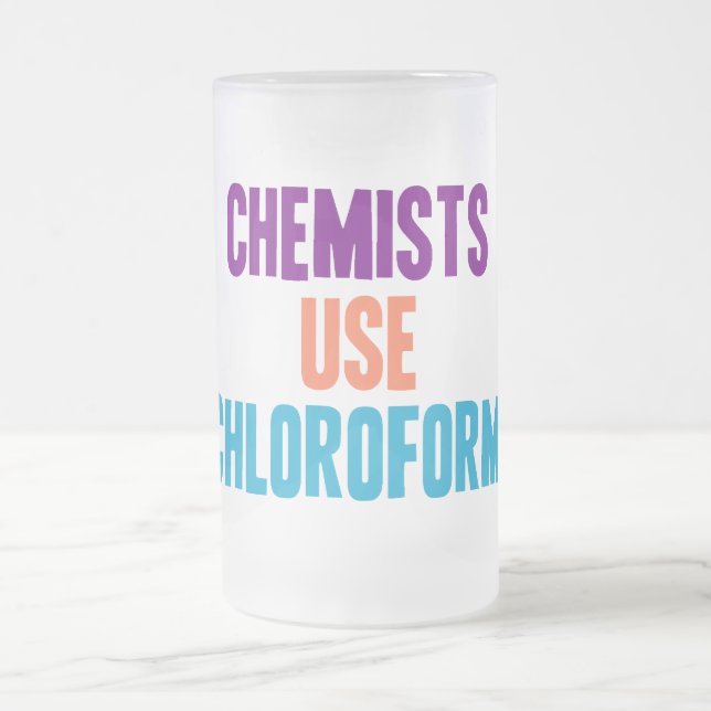 Chemiker-Gebrauchs-Chloroform Mattglas Bierglas (Mittel)
