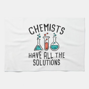Chemiker haben alle Lösungen Handtuch