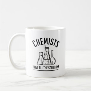 Chemiker haben alle Lösungen Kaffeetasse