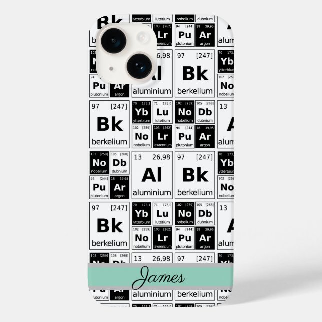 Chemische Elemente  Case-Mate iPhone Hülle (Rückseite)