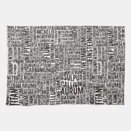 Chemische Elemente Geschirrtuch