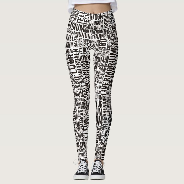 Chemische Elemente… Leggings (Vorderseite)