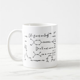 Chemische Formel Kaffeetasse