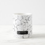 Chemische Formel Muster Chemie Lehrer Student Kaffeetasse<br><div class="desc">Funny Chemical Formula Pattern für Chemie Lehrer Student Tasse.</div>