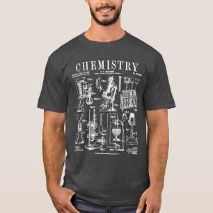 Chemische Lehrerin Student Science Laboratory Vint T-Shirt