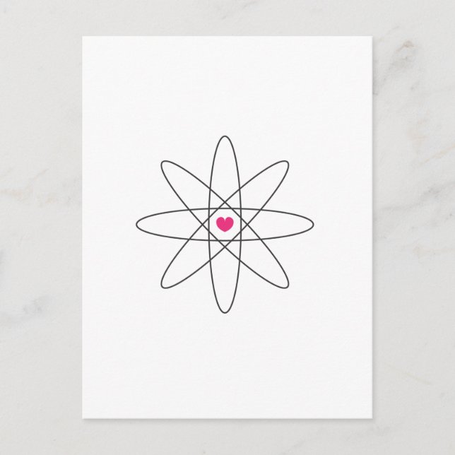chemische Liebe Postkarte (Vorderseite)