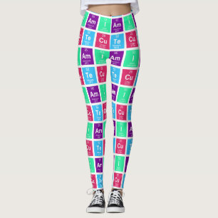Chemische periodische Tabelle der Elemente: IAm Ni Leggings