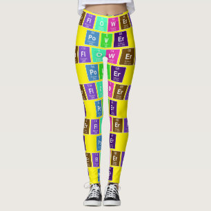 Chemische periodische Tabelle der Elemente: Power Leggings