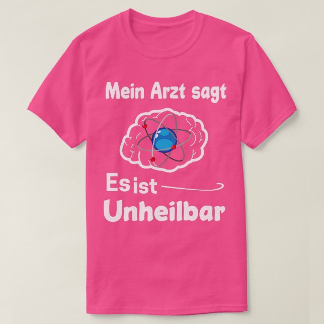 Chemische periodische Tafelmoleküle Atom 12 T-Shirt (Design vorne)