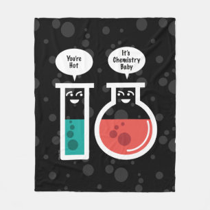 Chemische Reaktion Fleecedecke