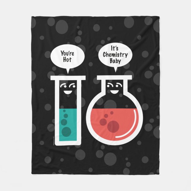 Chemische Reaktion Fleecedecke (Vorderseite)