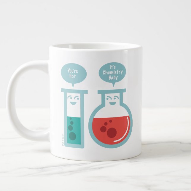 Chemische Reaktion Jumbo-Tasse (Links)