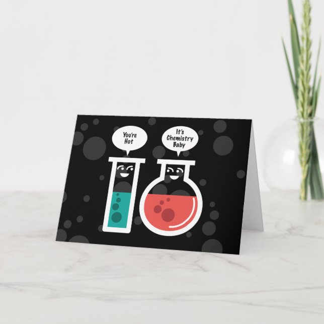 Chemische Reaktion Karte (Vorderseite)