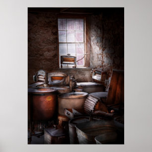 Chemische Reinigung - führen Sie Sie durch die Poster