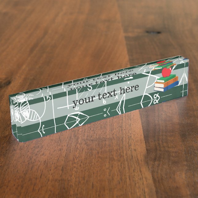 Chemische Schulstruktur Namensplakette (Seite)