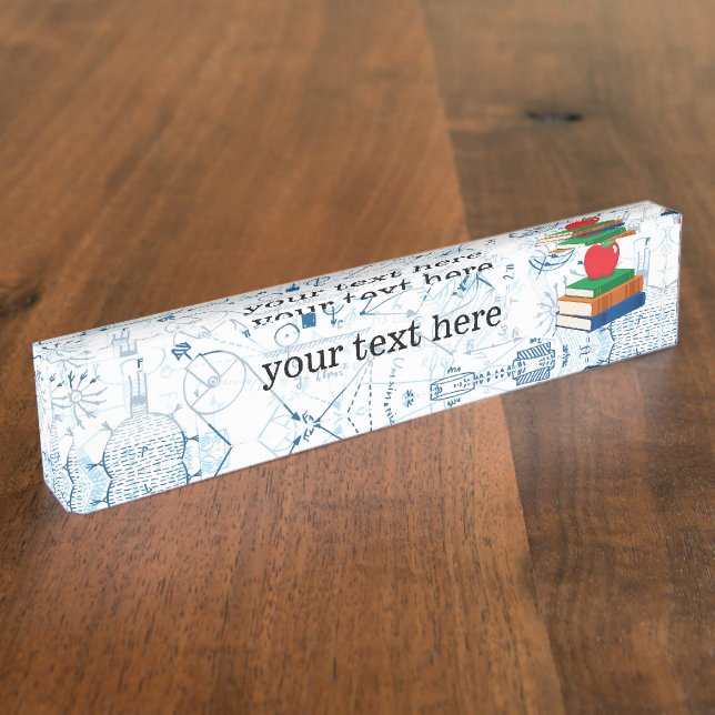 Chemische Schulstruktur Namensplakette (Seite)