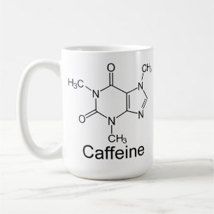 Chemische Tasse von Koffein