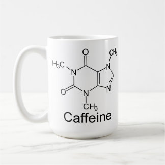 Chemische Tasse von Koffein