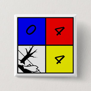 Chemische warnende Gefahr für die Umwelt Button