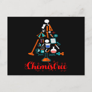 Chemische Weihnachten, Funny Science T-Shirt Postkarte