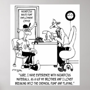 Chemischer Cartoon 8791 Poster