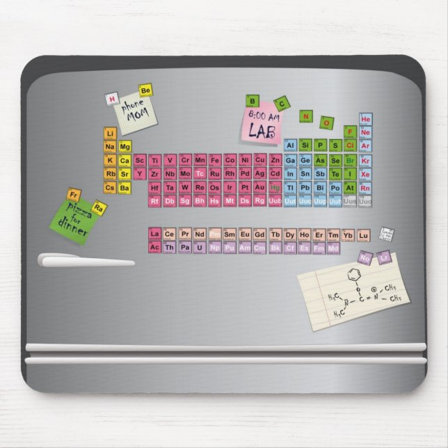 chemischer Kühlschrank Mousepad (Vorne)