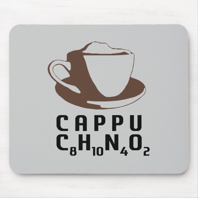 Chemisches Cappuccino Mousepad (Vorne)