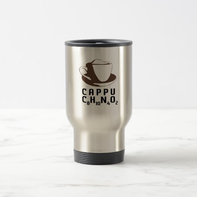 Chemisches Cappuccino Reisebecher (Mittel)