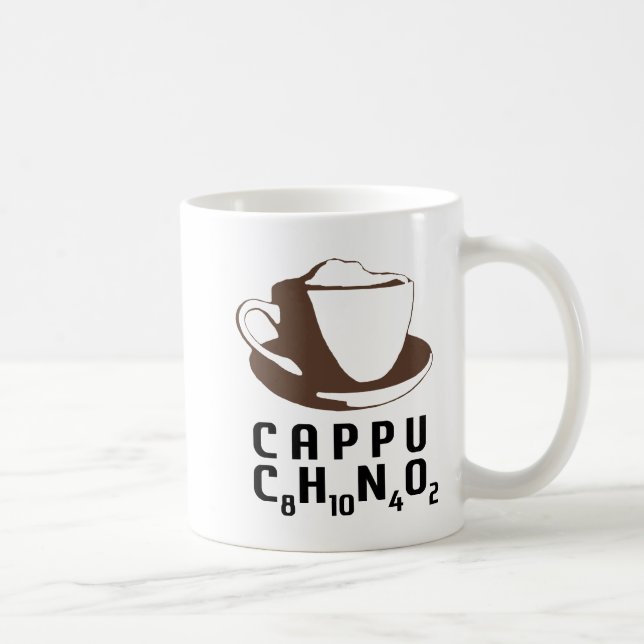 Chemisches Cappuccino Tasse (Rechts)