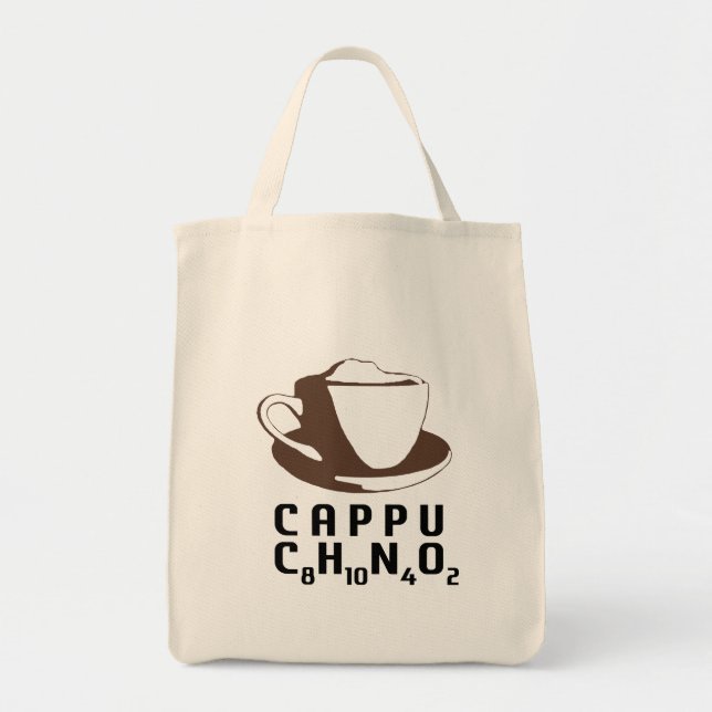 Chemisches Cappuccino Tragetasche (Vorne)