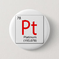 chemisches Element Pt - Platin