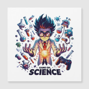 Chemisches Koncoctions-Spiel Ein, Wissenschaftsthe Magnetkarte