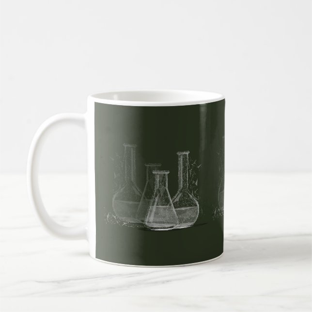 chemisches Labor Kaffeetasse (Links)