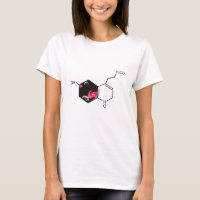 Chemisches Molekül mit Weltraumsicht