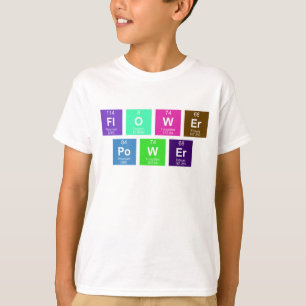 Chemisches Periodensystem der Elemente: Power der  T-Shirt