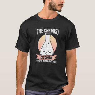 Chemist Chemistry Labrador Chemie Science Labor T-Shirt
