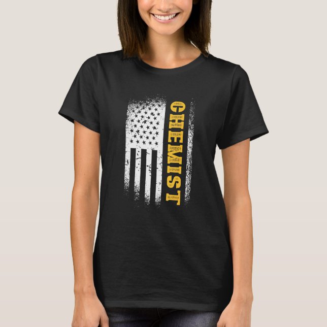 Chemist Chemistry Science Laboratory Scientist T-Shirt (Vorderseite)