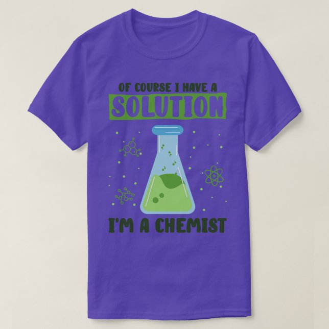 Chemist Elements Chemistry Lehrer Forscher T-Shirt (Design vorne)