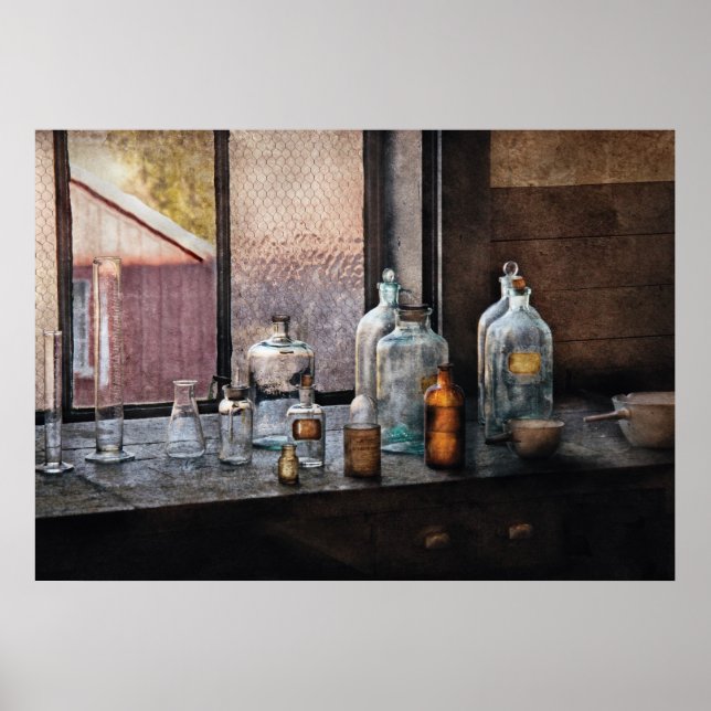Chemist - Flaschen Poster (Vorne)