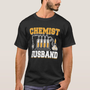 Chemist Husband Chemistry Labrador Chemical Scienc T-Shirt